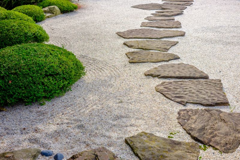 Stone Sidewalk Installation